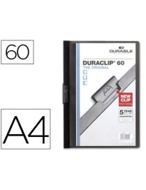 DOSSIER DURACLIP 60 HOJAS NEGRO 01.
