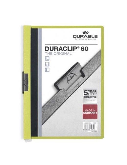 DOSSIER DURACLIP 60 HOJAS VERDE 05.