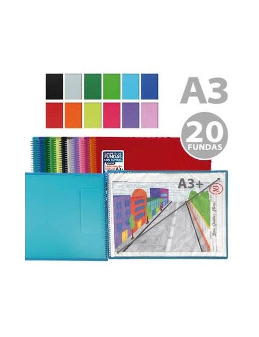 TARIFARIO CARPETA DIBUJO A3 + FRAGA 20FUNDAS
