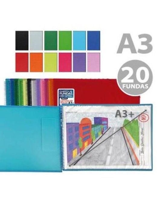 TARIFARIO CARPETA DIBUJO A3 + FRAGA 20FUNDAS