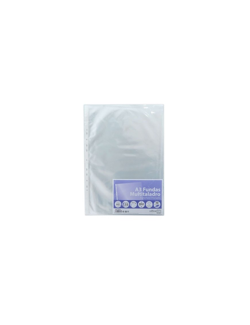 FUNDA A3 B/10 U TALADRO PARTE LARGA FRAGA