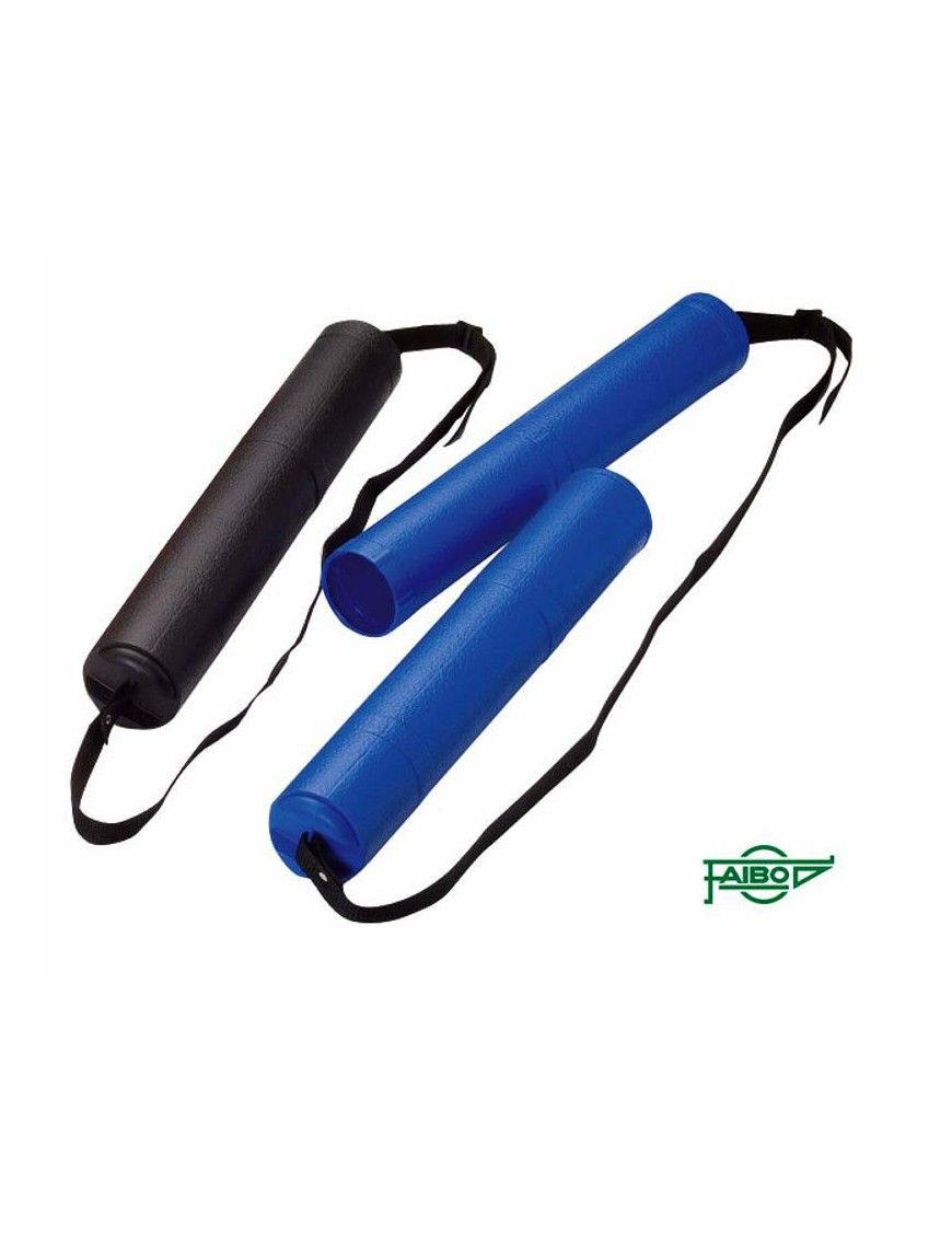 TUBO PORTAPLANOS PLASTICO CON BANDOLERA
