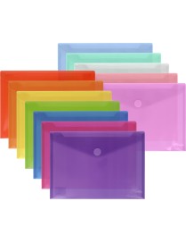PACK 10 DOSSIER VELCRO MULTILINE FOLIO VERDE