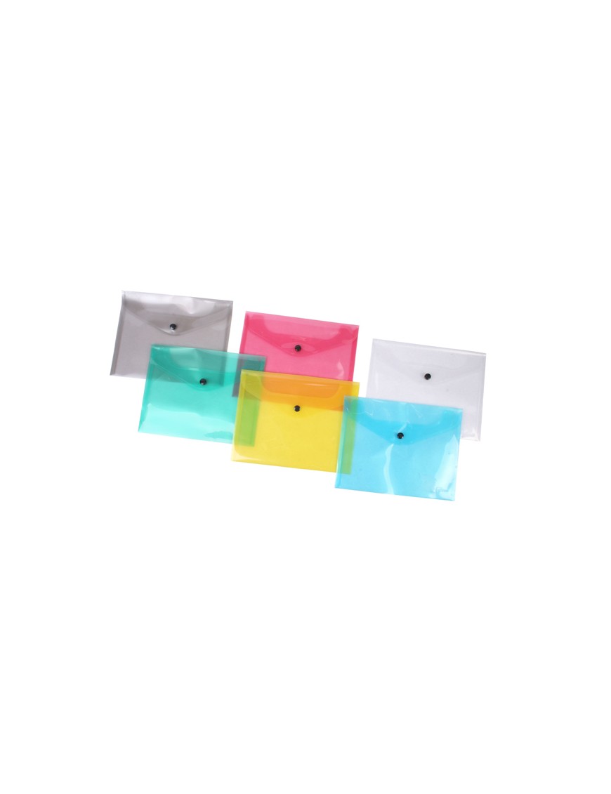 PACK 10 DOSSIER VELCRO MULTILINE A5 TRANSPARENTE