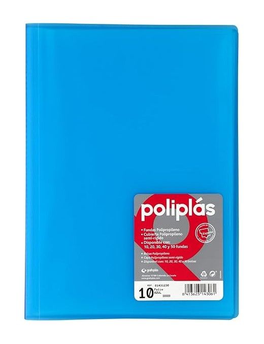 TARIFARIO 10 FUNDAS POLIPLAS Fº TRANSPARENTE