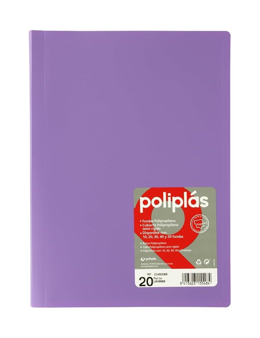 TARIFARIO 20 FUNDAS POLIPLAS FºTRANSLUCIDO COLORES