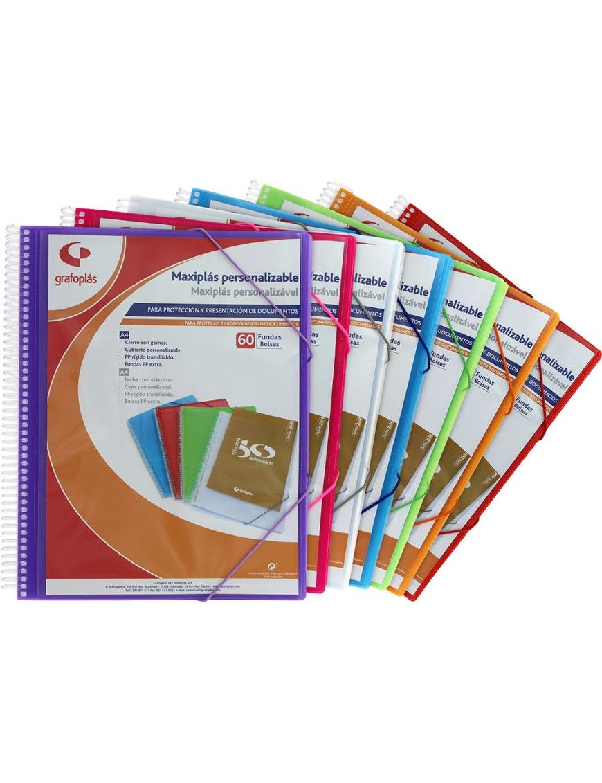 CARPETA FUNDAS+SOBRE ESPIRAL MAXIPLAS 30