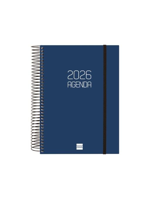 AGENDA ESPIRAL FINOCAN A4 D/P E40 OPAQUE NEGRA