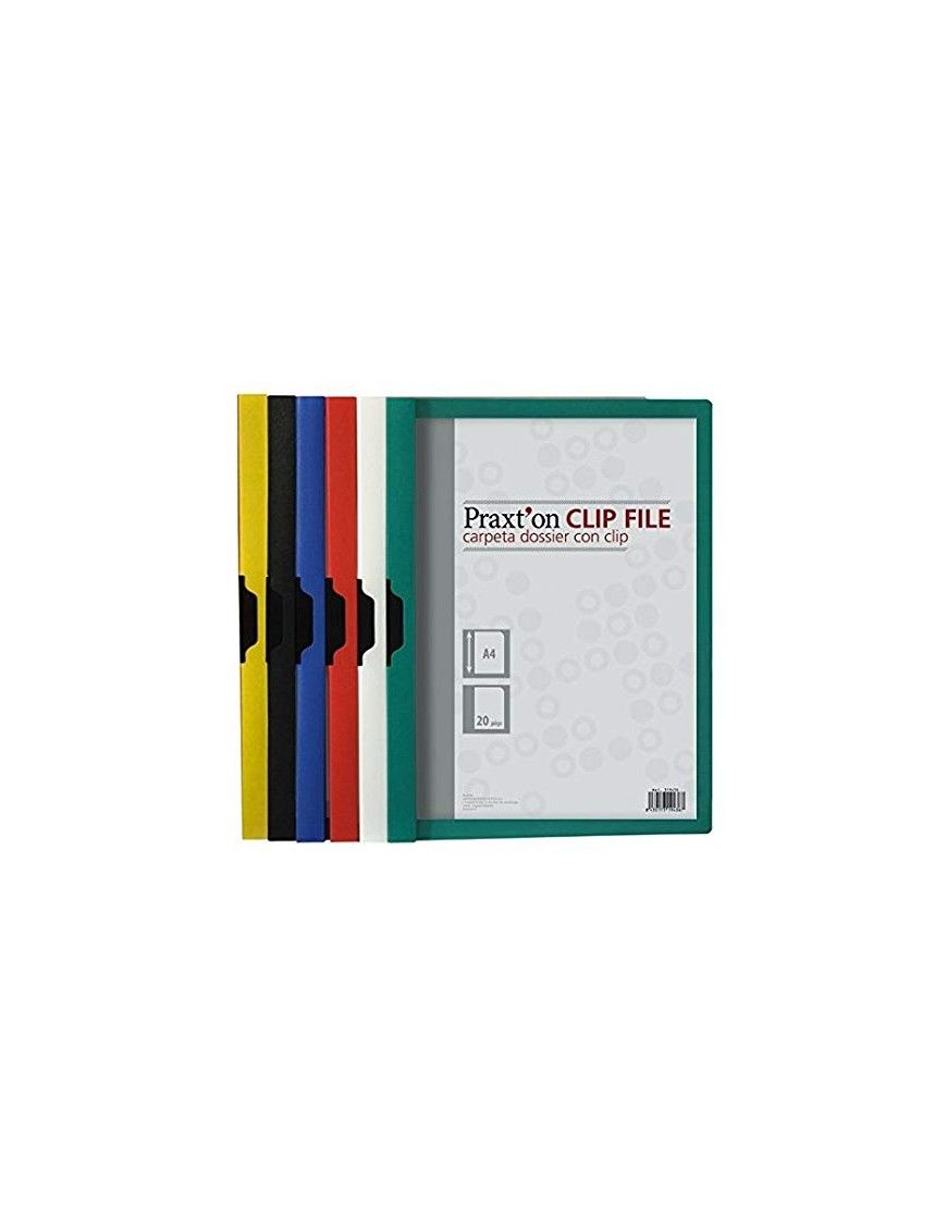DOSSIER A4 PP CON CLIP METAL PRAXTON SURTIDO