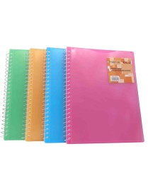 CARPETA FUNDAS ESPIRAL CON SOBRE 40 F PRAXTON