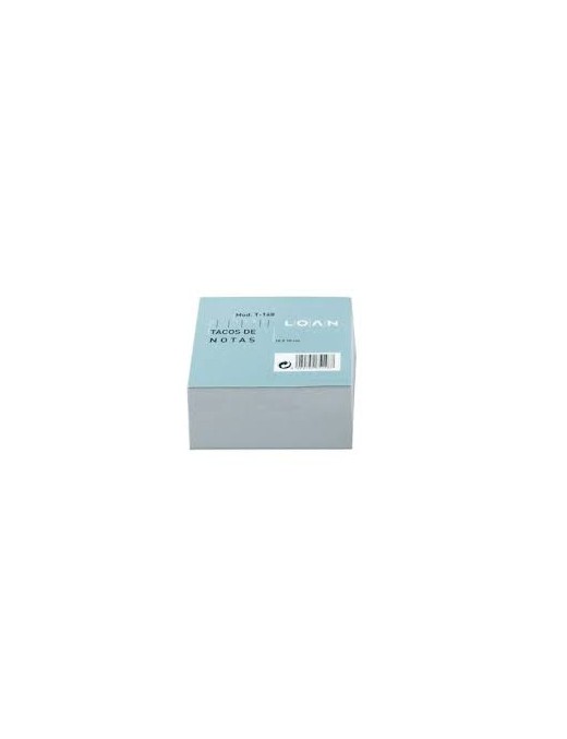 TACO NOTAS ENCOLADO 10X10 BLANCO PRAXTON 500H