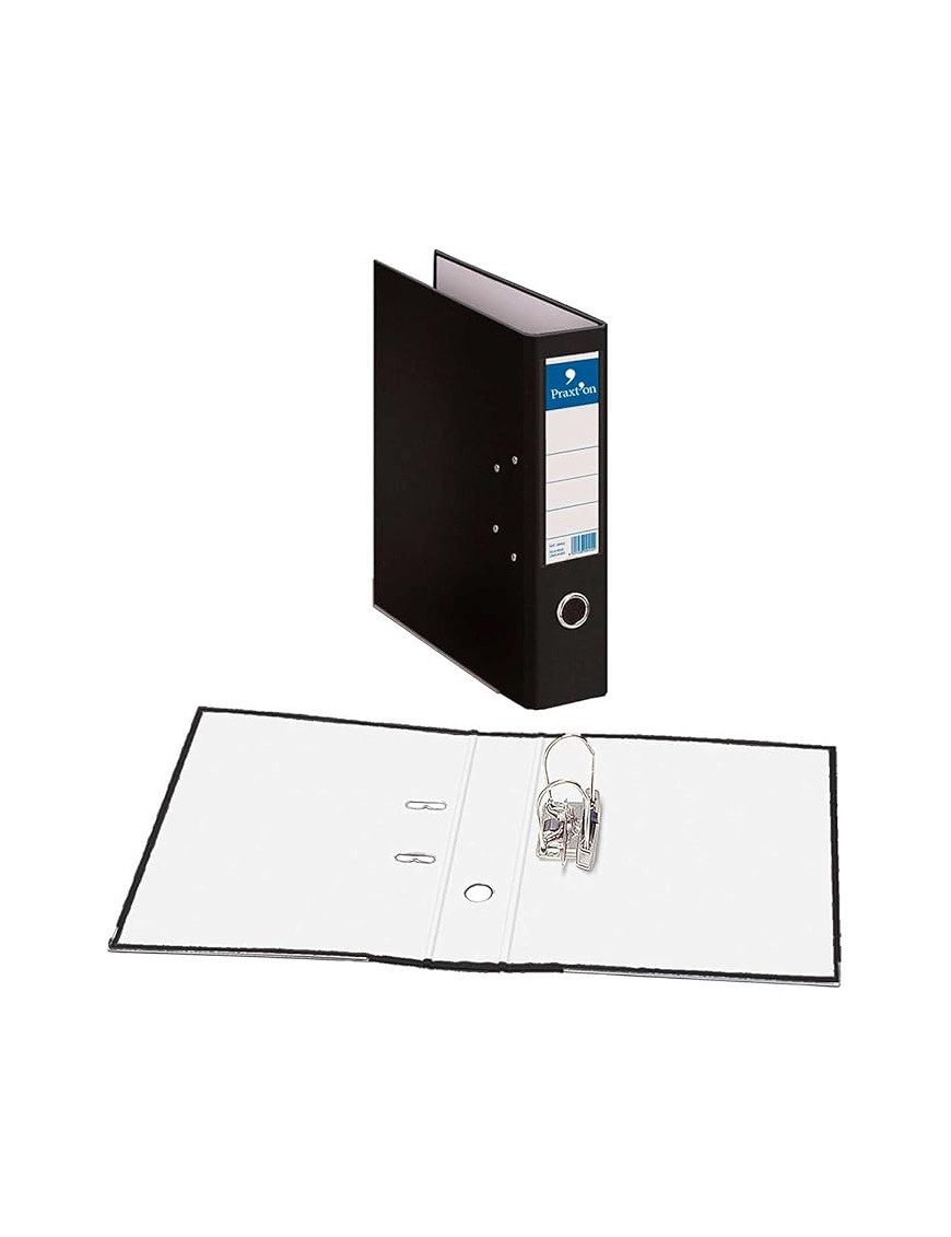 ARCHIVADOR PRAXTON A4 COLOR NEGRO