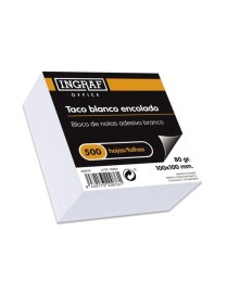 TACO NOTAS ENCOLADO 10X10 OFFICE CLUB 500 H.
