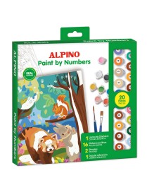 PINTAR POR NUMEROS FOREST 20 PIEZAS