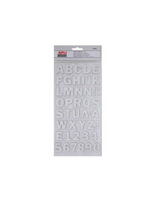 LETRAS Y NUMEROS ADHESIVOS APLI 13648