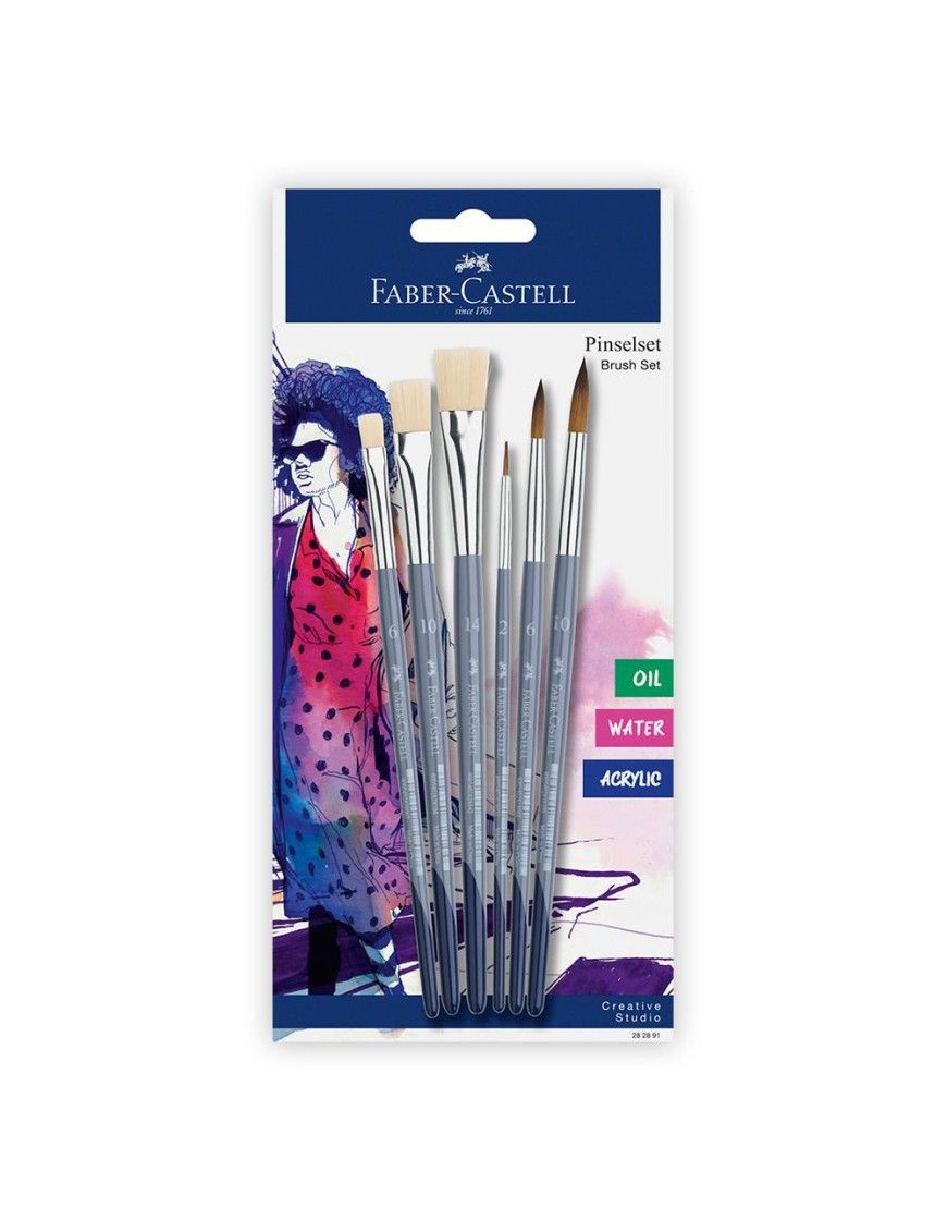 BLSITER PINCELES REDONDO PLANOS FABER