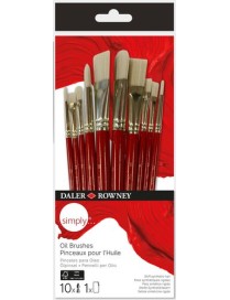 ESTUCHE 10 PINCEL ROWNEY ACUARELA CORTO