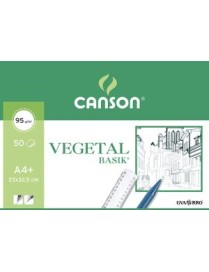 BLOC VEGETAL A4 GUARRO CASAS.BLOCS 50H