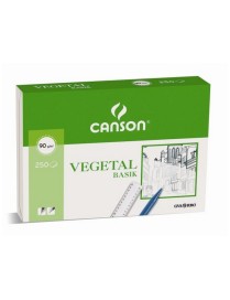 PAPEL VEGETAL A3 DE 90/95 GRAMOS CANSON C/250