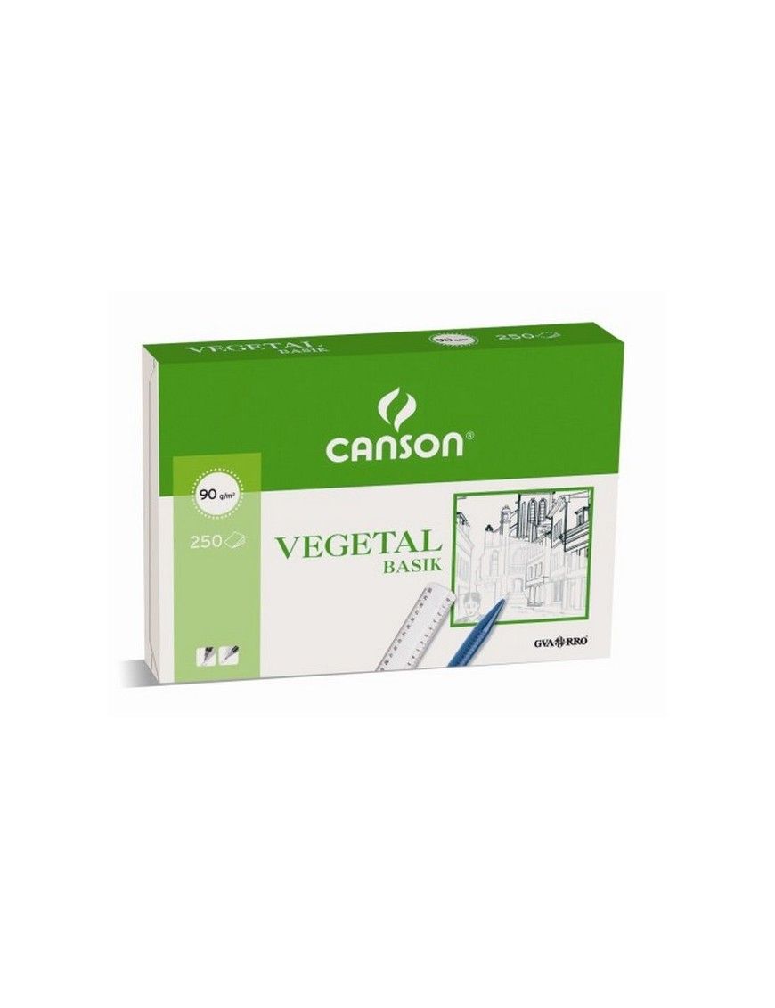 PAPEL VEGETAL A4 DE 90/95 GRAMOS CANSON C/250