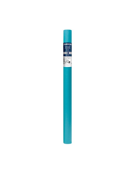 PAPEL SEDA ROLLO AZUL TURQUESA 0.50X5 MTS CANSON