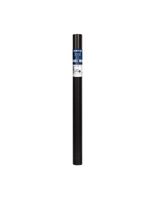 PAPEL SEDA ROLLO NEGRO 0.50X5 MTS CANSON