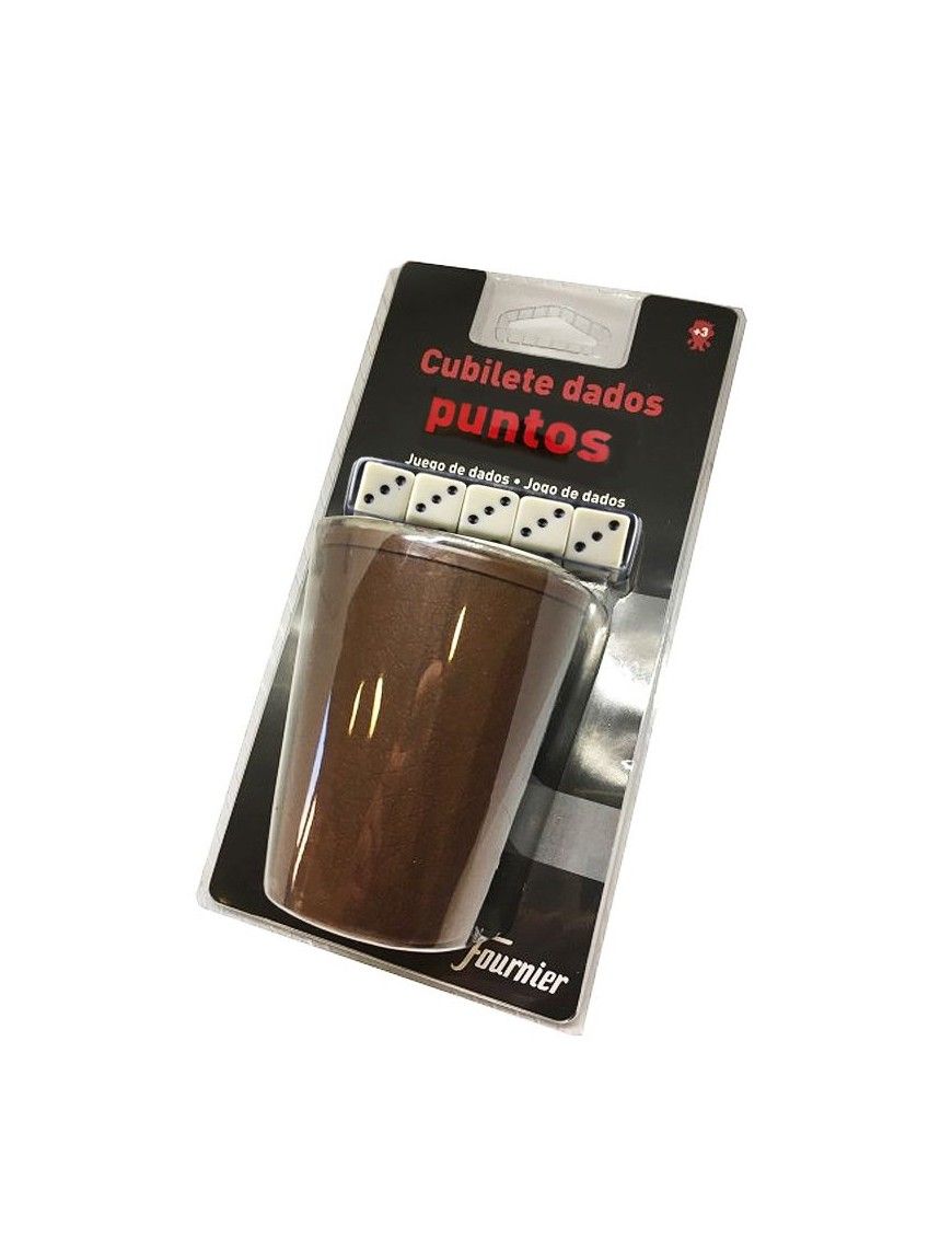 BLISTER CUBILETE + DADOS FOURNIER