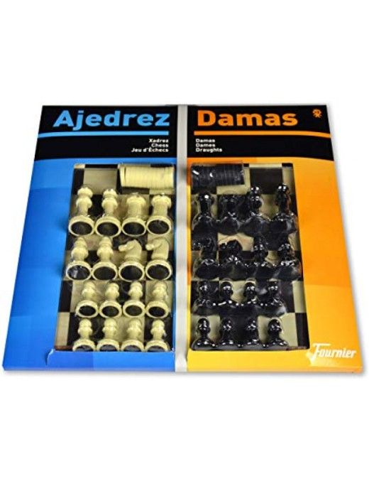 TABLERO GRANDE AJEDREZ/DAMA FOURNIER