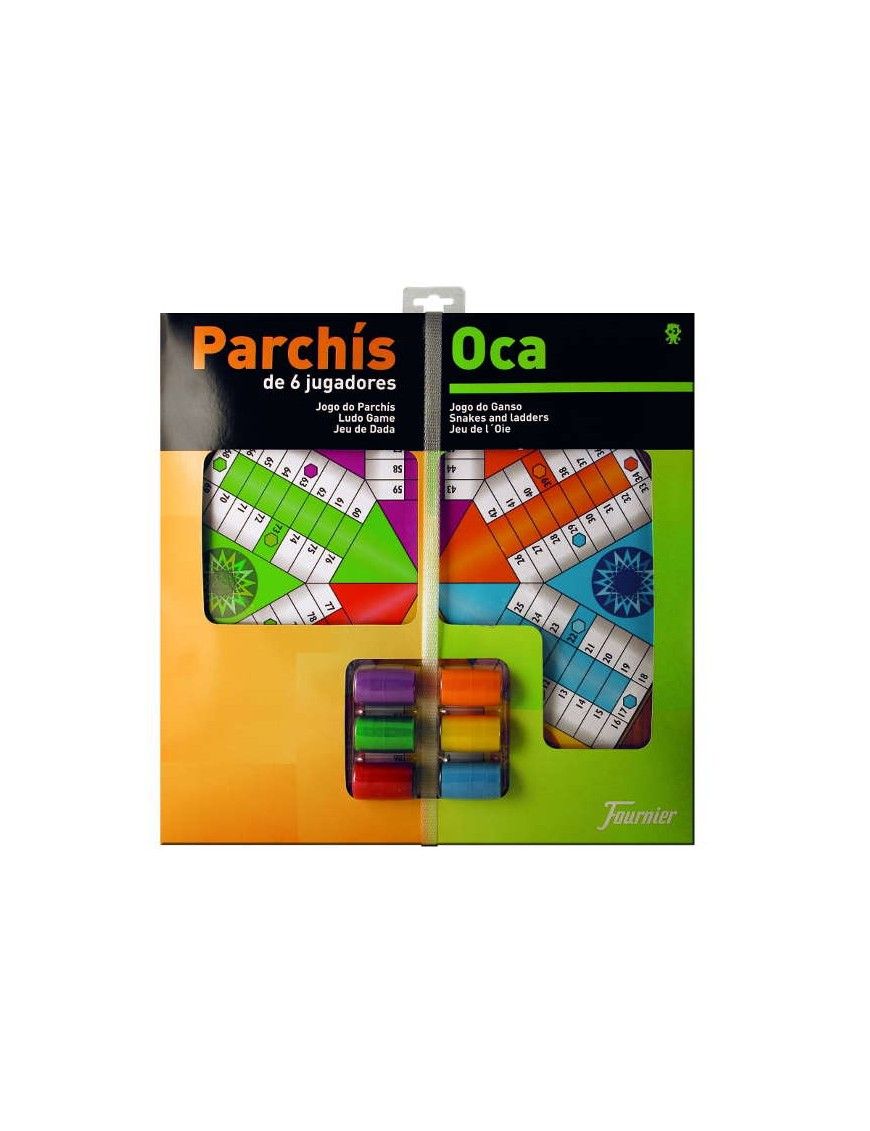 TABLERO GRA. PARCHIS 4/OCA+ACCES.FOURNIER