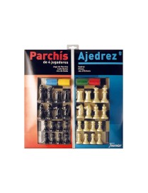 TABLERO GRA. PARCHIS 4/AJEDREZ FOURNIER