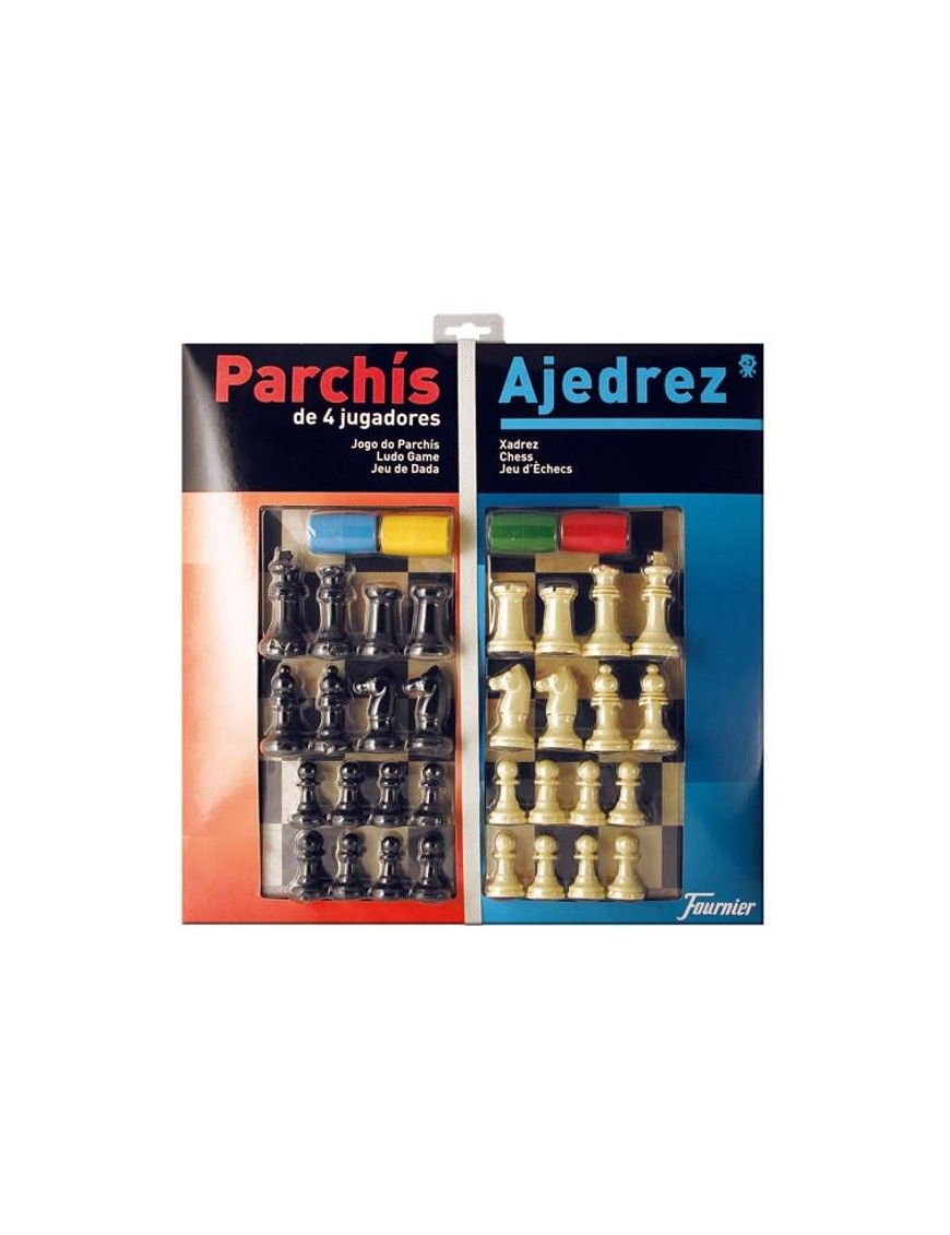 TABLERO GRA. PARCHIS 4/AJEDREZ FOURNIER