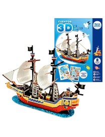 CUENTOS PARA IMAGINAR Y CONSTRUIR 3D - BARCO PIRAT