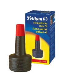 TINTA SELLAR PELIKAN 4K ROJA FRASCO DE 30 ML.