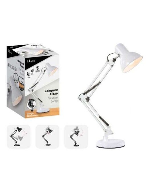 FLEXO SOBREMESA MULTIPOSICION BLANCO