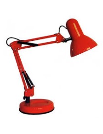 FLEXO SOBREMESA MULTIPOSICION ROJO