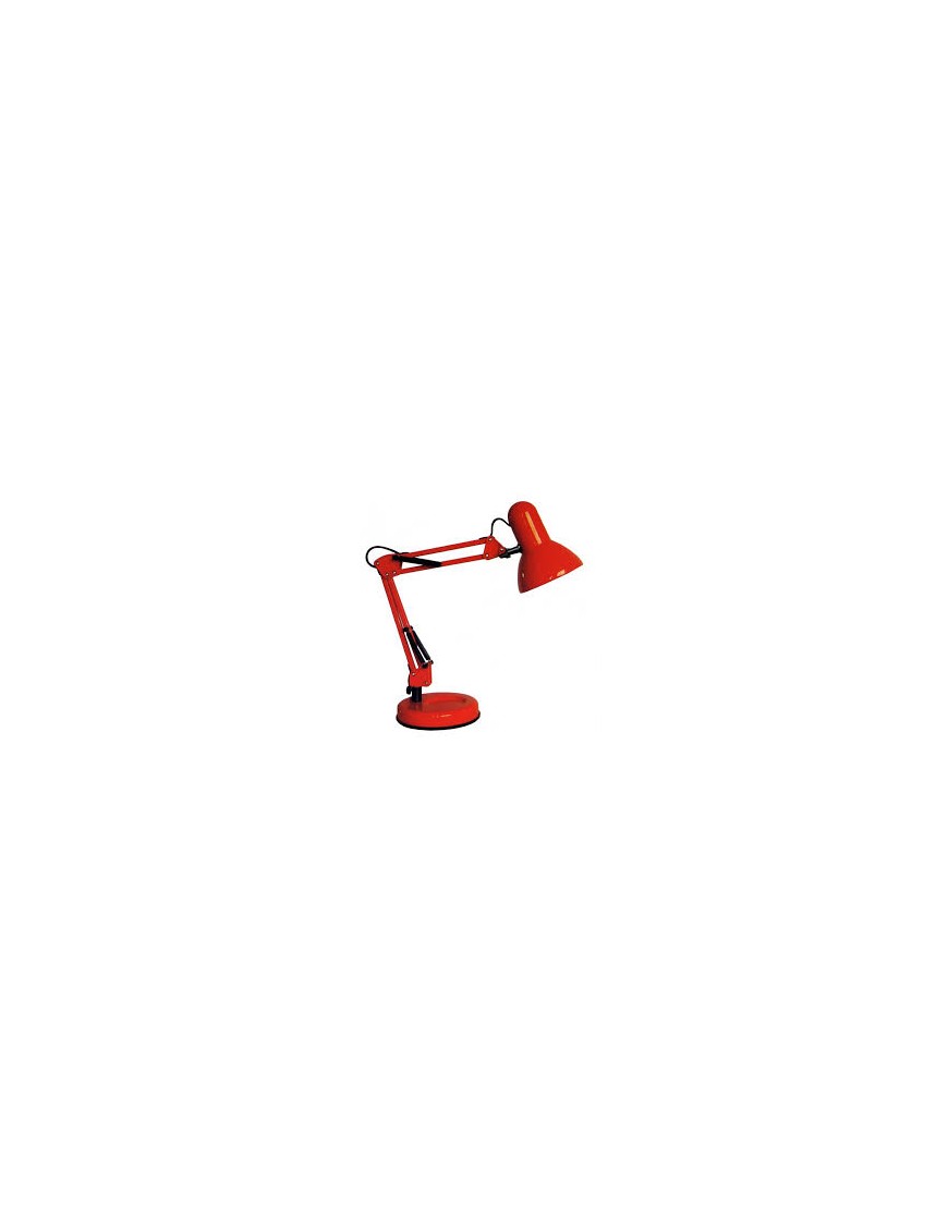 FLEXO SOBREMESA MULTIPOSICION ROJO