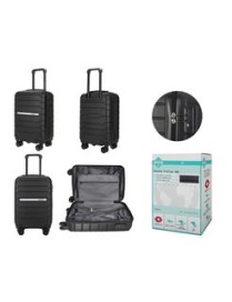 MALETA TROLLEY ABS 20'' NEGRA