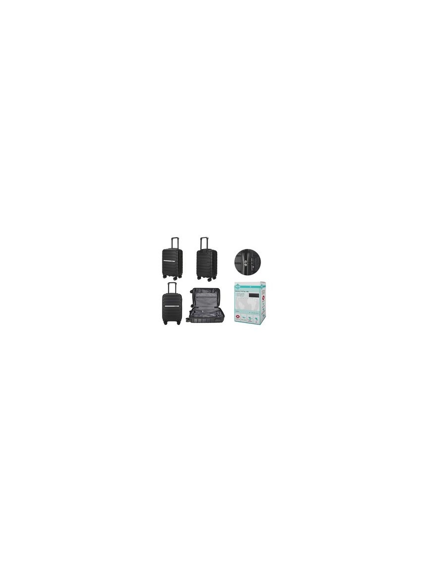 MALETA TROLLEY ABS 20'' NEGRA