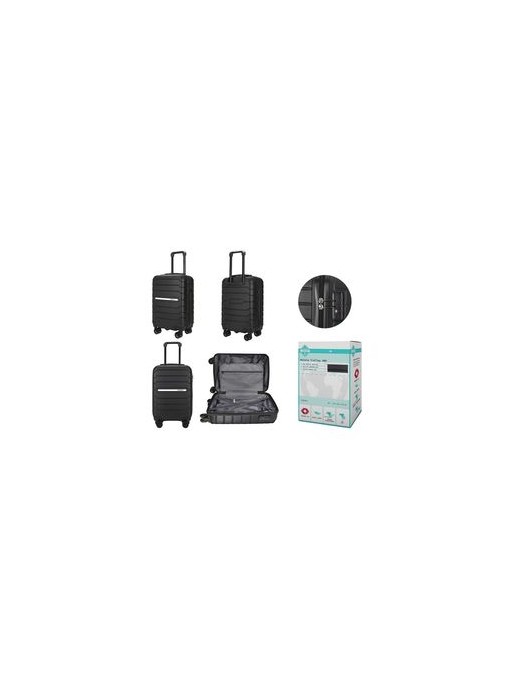 MALETA TROLLEY ABS 20'' NEGRA