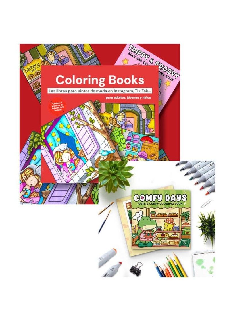 LIBRO DE MODA RRSS COLOREAR COMFI