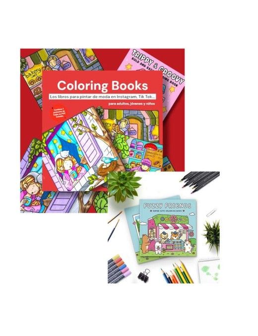 LIBRO DE MODA RRSS COLOREAR FUZZY