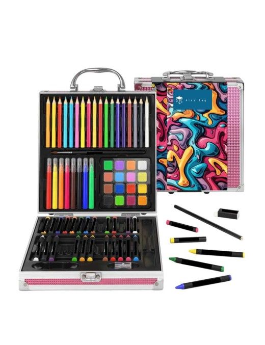 MALETA ART STUDIO ARTIST 75 PCS ALUMINIO, 2 COL