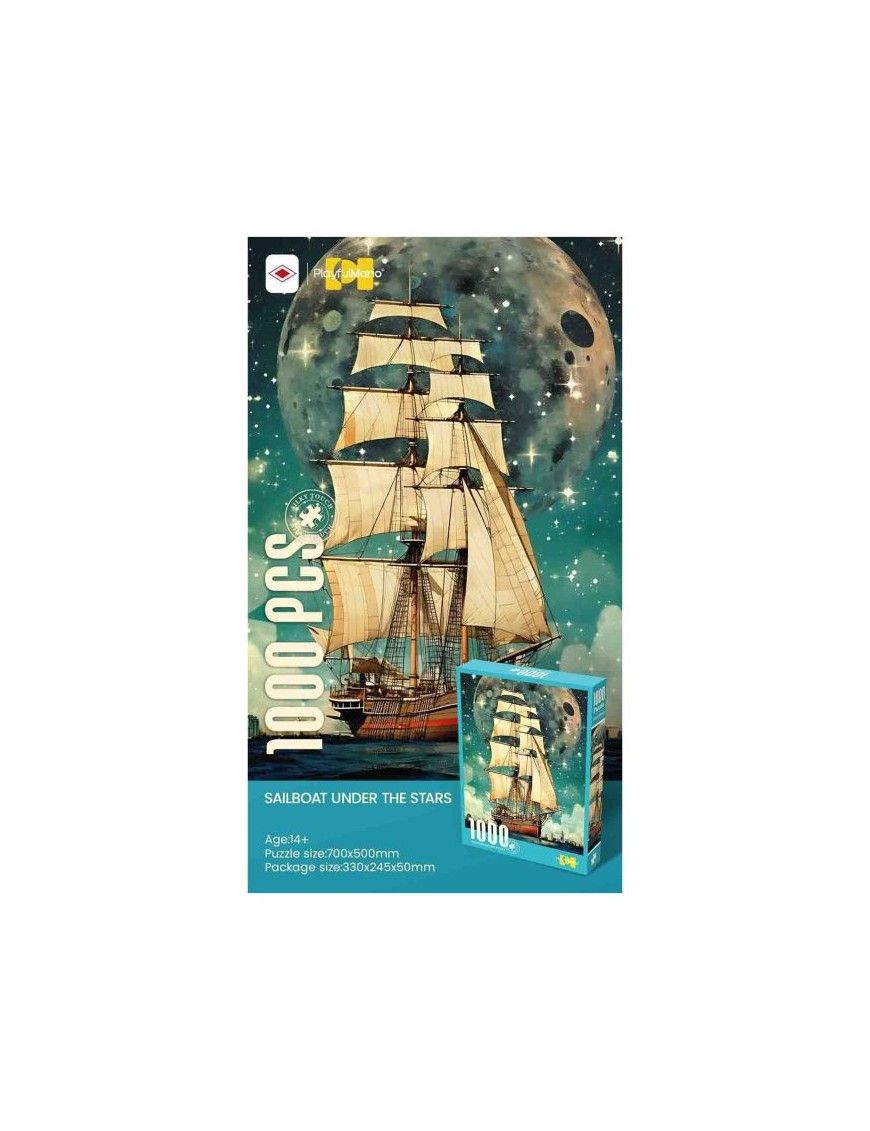 PUZZLE 1000 PIEZAS BARCO PIRATA