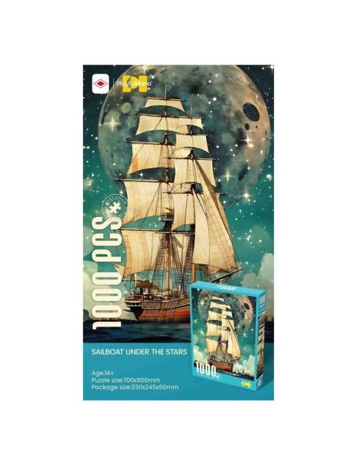 PUZZLE 1000 PIEZAS BARCO PIRATA