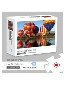 PUZZLE 1000 PIEZAS AIR BALLOON SOBRE EL AGUA