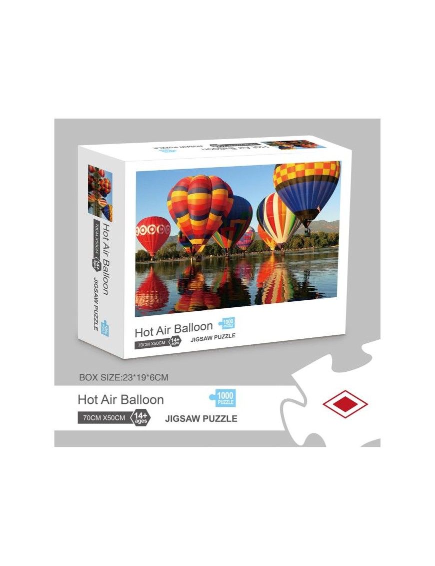 PUZZLE 1000 PIEZAS AIR BALLOON SOBRE EL AGUA