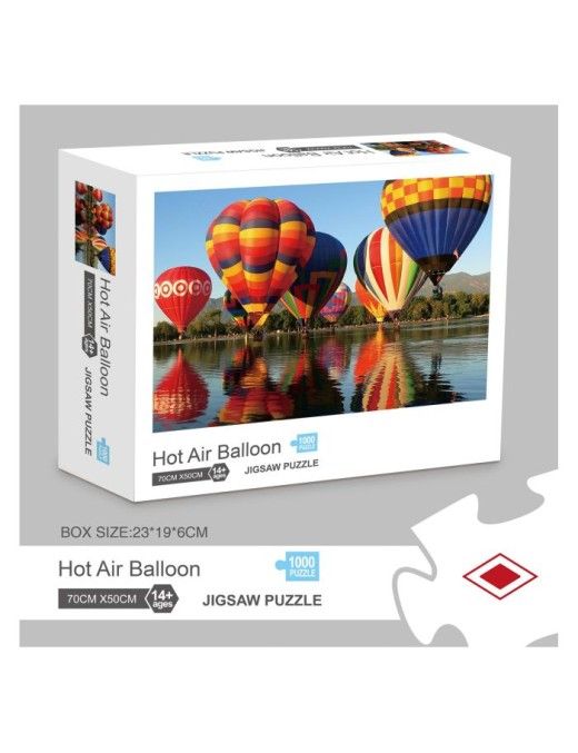 PUZZLE 1000 PIEZAS AIR BALLOON SOBRE EL AGUA