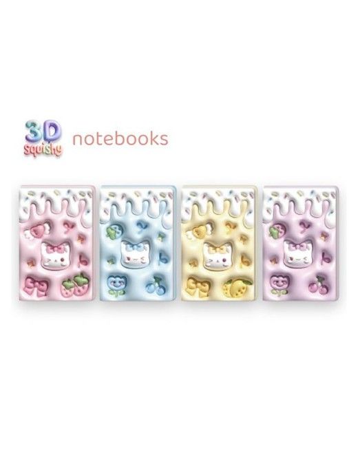 LIBRETAS 3D LAZOS Y CORAZONES,4 DISEÑOS