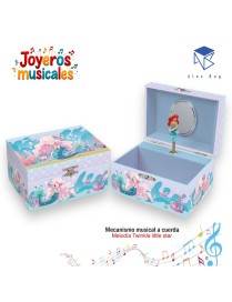 JOYERO MUSICAL PEQUEÑO MERMAID