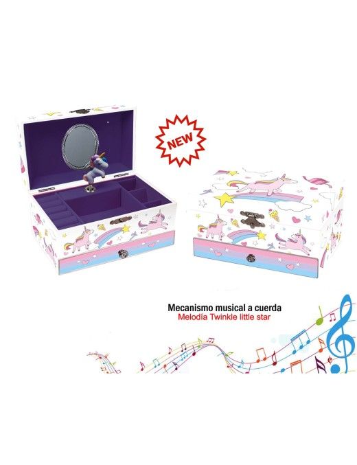 JOYERO MUSICAL MEDIANO UNICORNIO